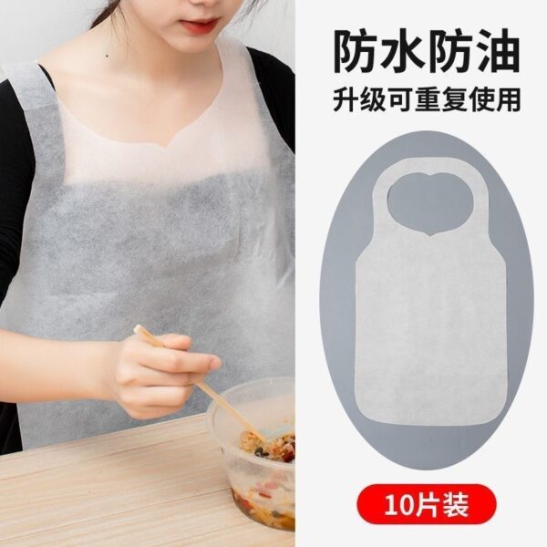Tạp dề vải không dệt dùng 1 lần tiện lợi cho quán ăn , nhà hàng